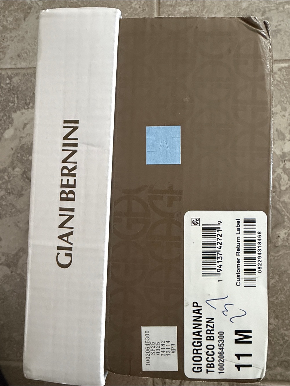 Giani Bernini Giorgianna Block Heel Sling Back Brown Dress Sandals, Size 11, NWT - Picture 5 of 7